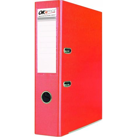 Raccoglitore A4/75mm con accessori, colore rosso. (1/5)