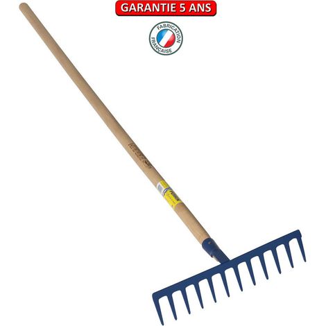 OUTILS PERRIN Râteau forgé 16 dents droites manche 1,65 m (1/2)