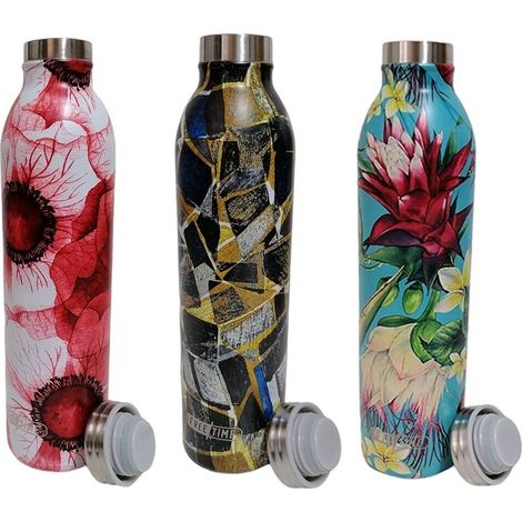 Bottiglia Termica-Borraccia-Boy Scout-sport-Thermos ML600 da Viaggio acciaio ino - colorigenerali: NERO (1/5)