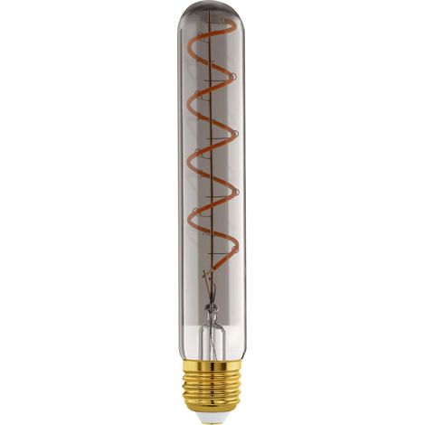 Tube LED E27 dimmable, ampoule filament vintage spirale, lampe (1/5)
