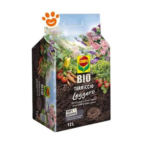 Compo Bio Terriccio Leggero - Confezione 12 Lt -
