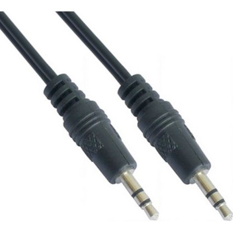 10.24.0103 Câble audio Nanocable Jack 3,5mm M/M 3m (Noir) (1/4)