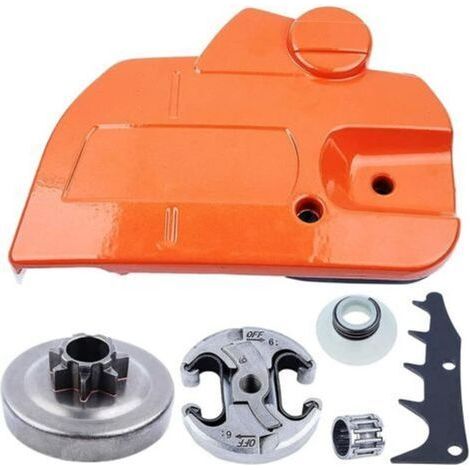 cache latéral pour chaîne de frein et d'embrayage pour tronçonneuse Hus-Husqvarna 445 450 pièces de rechange pour tronçonneuse