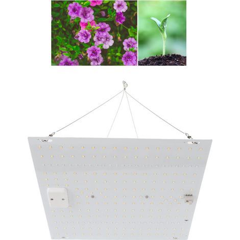 Lampes de croissance à LED pour plantes d'intérieur IP65 Lampes de croissance de plantes à spectre complet étanches pour semis, végétation et floraison AC100-277 V Prise UE,DUBUNS (1/5)