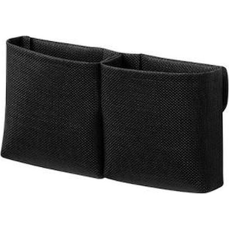 Ever Tape storage basket small double con tasca doppia nero codice prod: EVTPBKTDN (1/2)