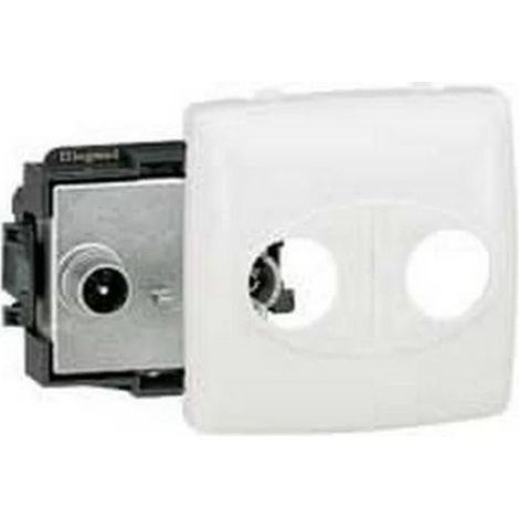 Legrand 086145 - TV-FM socket COMPOSABLE SURFACE EQUIPMENT - WHITE
