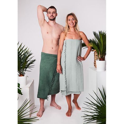 Toalla de baño de piedra Hammam 100% algodón natural yeye Sand (1/5)