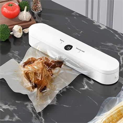 Machine de mise sous vide, machine de mise sous vide entièrement automatique, machine de conservation des aliments, comprend 10 sacs de conservation. (1/5)