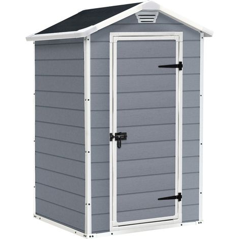 Abri de jardin MANOR 4x3, Gris