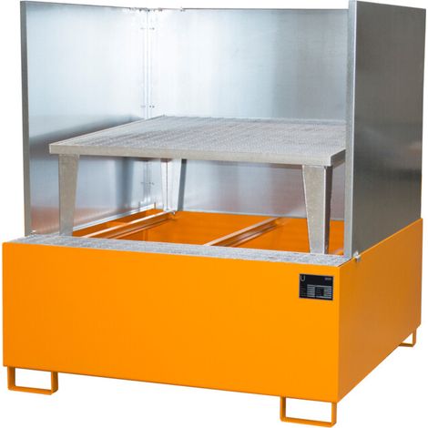 Bauer Südlohn Bac de récupération AWA 1000/SW, peint, orange jaune