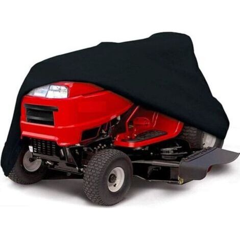 [NEVER USED] Lawnmower cover, waterproof tractor cover for decks up to 55 inches (137.2 cm), heavy-duty 420D Oxford polyester, durable, UV-resistant, water-resistant for your garden tractor. --
