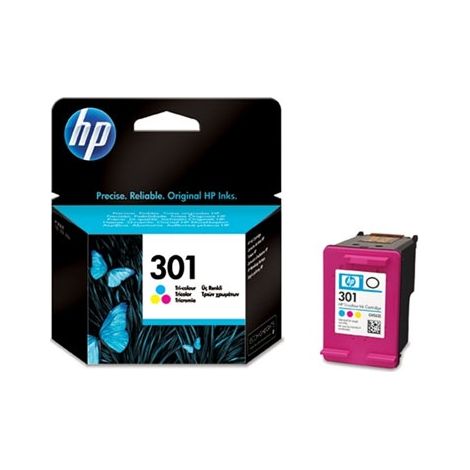 Cartouche d'encre HP 301 tricolore (CH562EE), CMJ