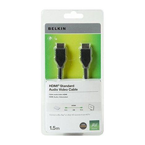 Belkin HDMI Standard Audio Video Kabel 4K/UltraHD Compatible 1,5m Kabel und Adapter -TV/Video- (1/5)