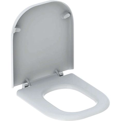 No-name Selnova Comfort WC-Sitz Weiß quadratisches Design (1/4)