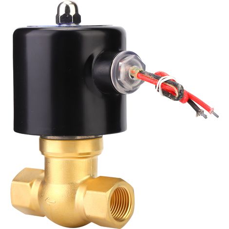 Électrovanne à vapeur industrielle en laiton, filetage femelle G1/2" pour air, gaz et huile ZQDF-15AC110V