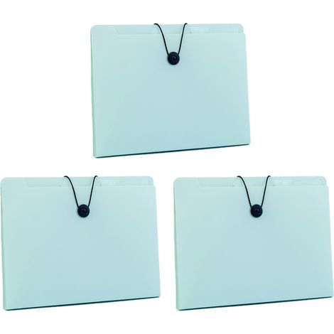 Organizador de documentos tipo acordeón con separadores etiquetados para un fácil acceso, resistente e impermeable, expandible, adecuado para facturas de servicios públicos en el lugar de trabajo, etc