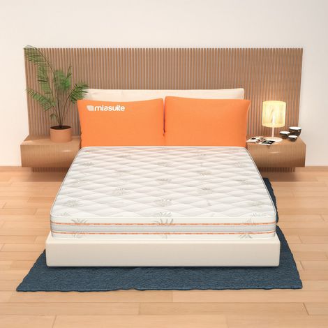 Colchon matrimonial 180x200 cm altura 25 cm, Espuma Viscoelastica - Revestimiento en aloe Vera Top H25 (1/5)