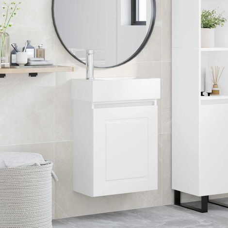 Módulo de baño con grifería  45,5 x 22,5 x 84 cm