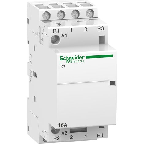 Acti9, iCT contacteur 16A 2NO+2NF 230...240VCA 50Hz - A9C22818 (1/2)