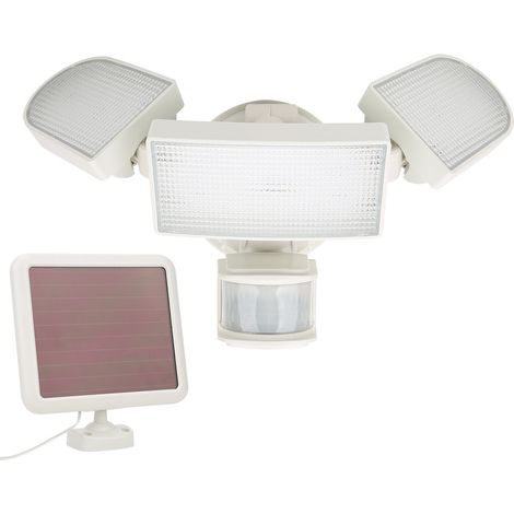 Applique murale intelligente à détecteur de mouvement solaire à 3 têtes - Lampes de cour - Fournitures pour la maison (1/5)