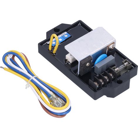 Régulateur de tension automatique AVR-12 pour groupe électrogène, pièce de rechange stabilisateur de tension, accessoire générateur, contrôleur de tension 220V, kit de régulation. (1/5)