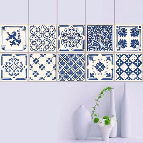 20 Stück 3D-Fliesenaufkleber, abnehmbare DIY-Fliesenaufkleber für die Heimdekoration (1/5)