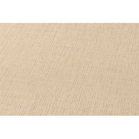 Papier peint intissé uni beige pour bureau Tapisserie beige idéale pour salon Papier peint designer italien parfait chambre adulte (1/5)