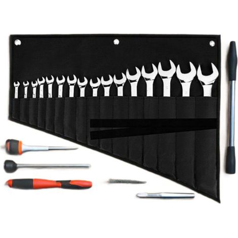 Bardusch Pochettes pour clés, porte-clés sans outil pour tournevis, pinces, organiseur en toile pour électriciens, plombiers, charpentiers, mécaniciens (1/5)