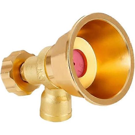 14MM Adjustable Brass Nozzle Spray compatible with Agricultural Atomization Air Vortex High Pressure Nozzle Windproof Sprayer Gardening Tool (1/5)