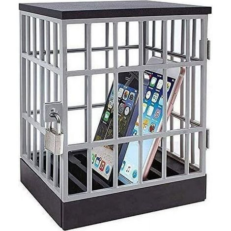 Prison pour téléphones portables - Cage verrouillable - Fête en famille en classe (1/5)