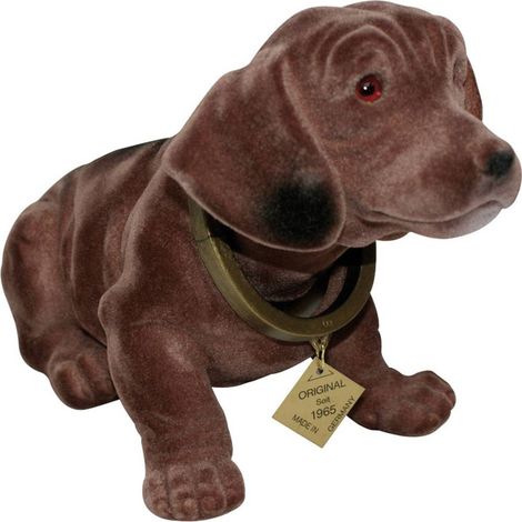 Rakso Kunststofferzeugnisse 563014 Cane dondolante da cruscotto (L x L) 30 cm x 10 cm Marrone (1/2)
