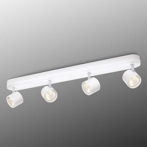 [NEUWERTIG] B-Ware Philips Deckenlampe LED Star dimmbar 4-flammig schwenkbar Aluminium weiß 56x6cm (1/2)