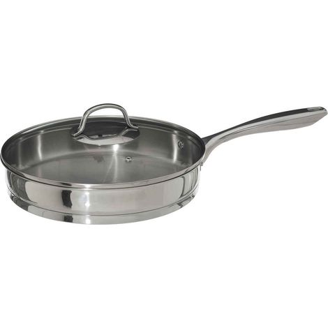 5five - Poêle en acier inoxydable Résilience de 28 cm, Durable et Résistante pour la Cuisine Quotidienne (1/5)
