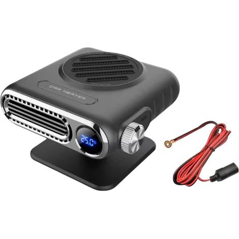 Calentador de coche, calentador eléctrico portátil, secador de parabrisas automático, ventilador, descongelador, calentador de coche, A (1/2)