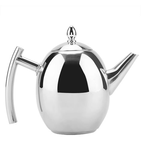 1500-ml-Edelstahlkessel mit herausnehmbarem Filter für Tee und Kaffee