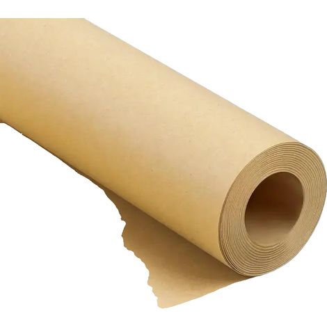 Papel kraft, ecológico, versátil para regalos, 30 cm x 10 m (1/2)
