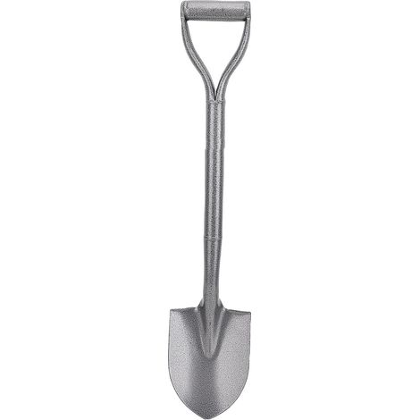 Ortviai Pelle de Jardin Tout Métal avec Manche en D – 76 cm, Acier au Manganèse, Pointue pour Camping et Plantes (1/4)