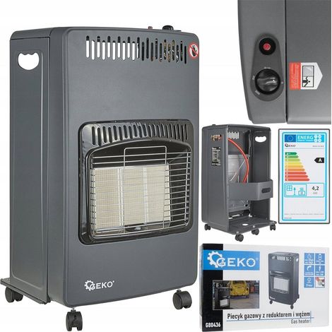 Geko Stufa a gas 4,2 kW portatile robusta (1/3)