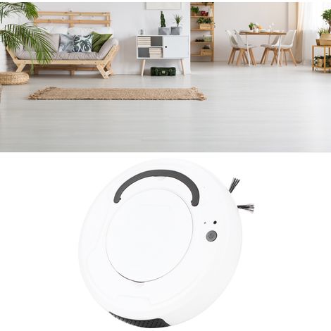 Robot aspirador inteligente 3 en 1 con función de carga USB – Limpieza automática de suelos, ABS blanco, 26 cm (1/5)