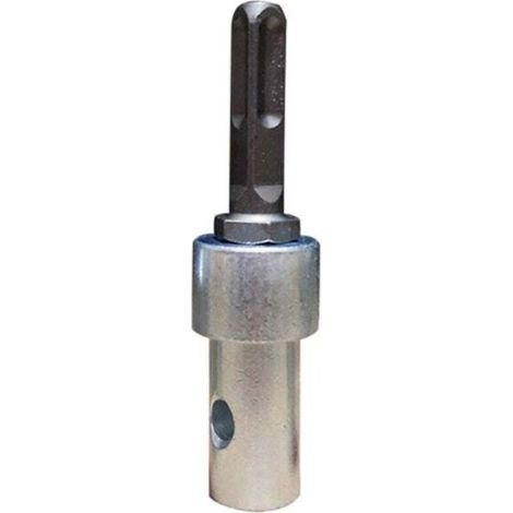 Excellent adaptateur de tarière de terre, tarière professionnelle, adaptateur de maçonnerie en métal,Adaptateur carré à quatre trous pour marteau électrique (1/4)