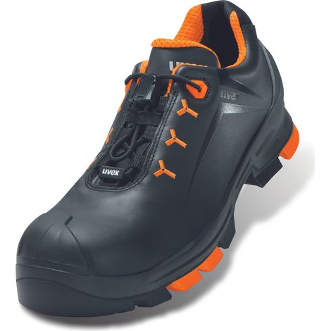 UVEX 2 Sicherheits-Halbschuh Gr. 43 W11 S3L ESD SR schwarz/orange 6502.2