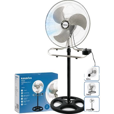 Ventilador de altura regulable, opciones de montaje versátiles, 50 W. (1/2)