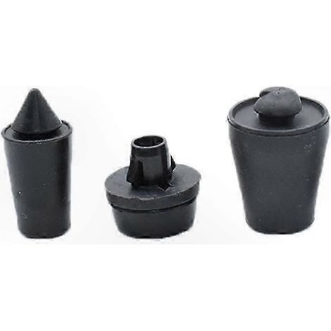 Trois blocs de butée en caoutchouc pour pare-chocs arrière de voiture, modèles 90541-09108, 67282-0R020 et 67293-0R020. (1/5)