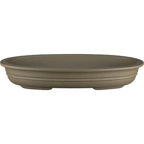 Vaso per bonsai ovale in gres 61x28,5x9 cm - B030