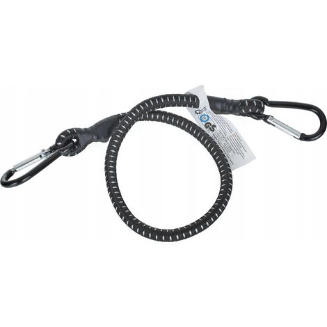 Transportgurt geko elastisch 10 mm 60 cm schwarz (1/3)