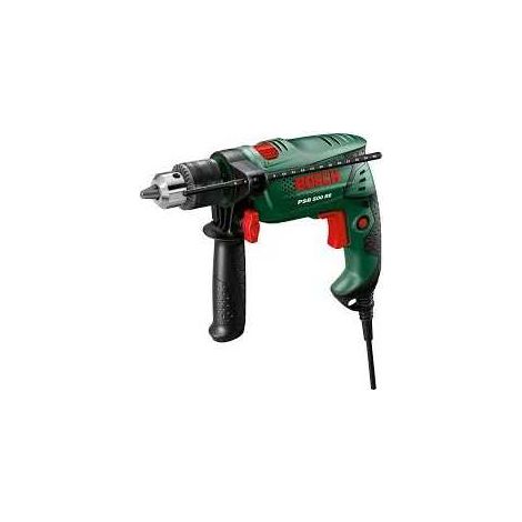 Bosch – Perceuse à percussion 500W – Mandrin sans clé 13mm – Vitesse 50-3000 tr/min – Pour béton armé et bois dur - PSB 500 RE