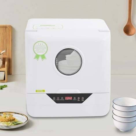 Senderpick – Lave-vaisselle de table mobile 6L – Séchage à air chaud – 4 programmes – Écran tactile – Pulvérisation 360° – Compact 38,7x37,2x39,2cm (1/5)