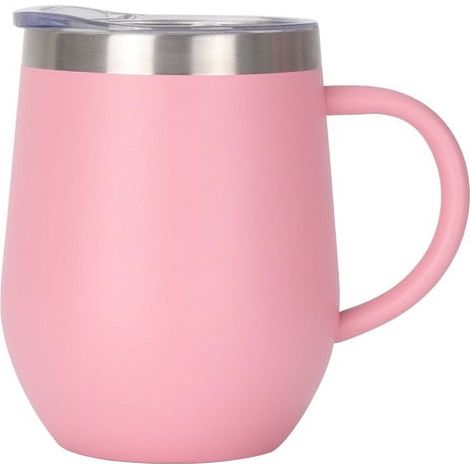 Tasse À Café Isolée - Acier Inoxydable 304 Double Paroi Vide - Couvercle Coulissant Étanche - 355 ml - Pour Voyage Et Maison (1/5)