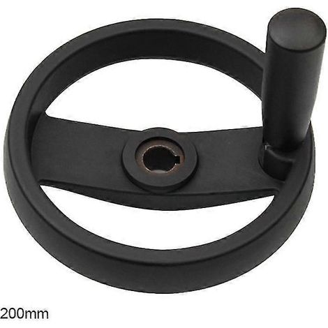 Volant rotatif en nylon à double rayon de 200 mm, compatible avec les machines-outils (1/5)