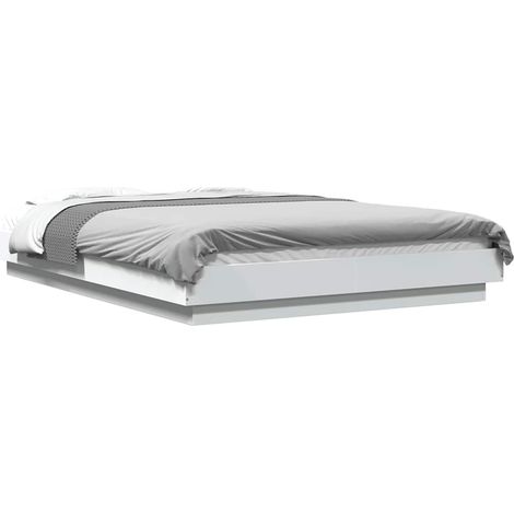 Maison Exclusive - Giroletto con Luci LED Bianco 140x200 cm in Legno Multistrato (1/5)